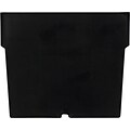 Partners Brand Black Plastic Shelf Bin Divider, 5 1/4 x 3, 50/Case