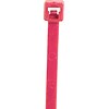 BOX Partners  40 lbs. Cable Tie, 5 1/2(L),  Fluorescent Pink, 1000/Case