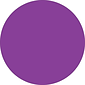 Tape Logic 3/4" Circle Inventory Label, Purple, 500/Roll