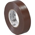 Tape Logic™ 3/4(W) x 20 yds(L) Vinyl Electrical Tape, Brown, 200/Case