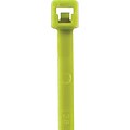 BOX Partners  50 lbs. Cable Tie, 11(L),  Fluorescent Green, 1000/Case