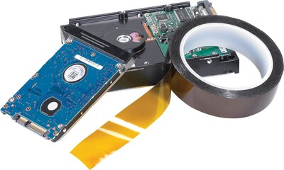 Kapton® 3/8'' x 36 yds. x 1 mil Tape, Each