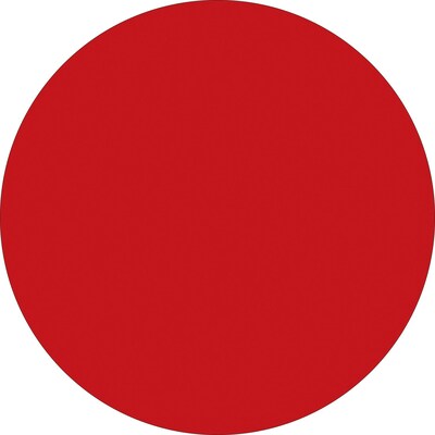 Tape Logic 1/2 Circle Inventory Label, Red, 500/Roll