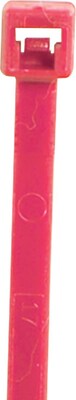 BOX Partners  18 lbs. Cable Tie, 4(L),  Fluorescent Pink, 1000/Case