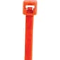 BOX Partners  50 lbs. Cable Tie, 11"(L),  Fluorescent Red, 1000/Case