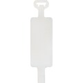 BOX Partners  50 lbs. Identification Cable Tie, 7(L),  Natural, 1000/Case