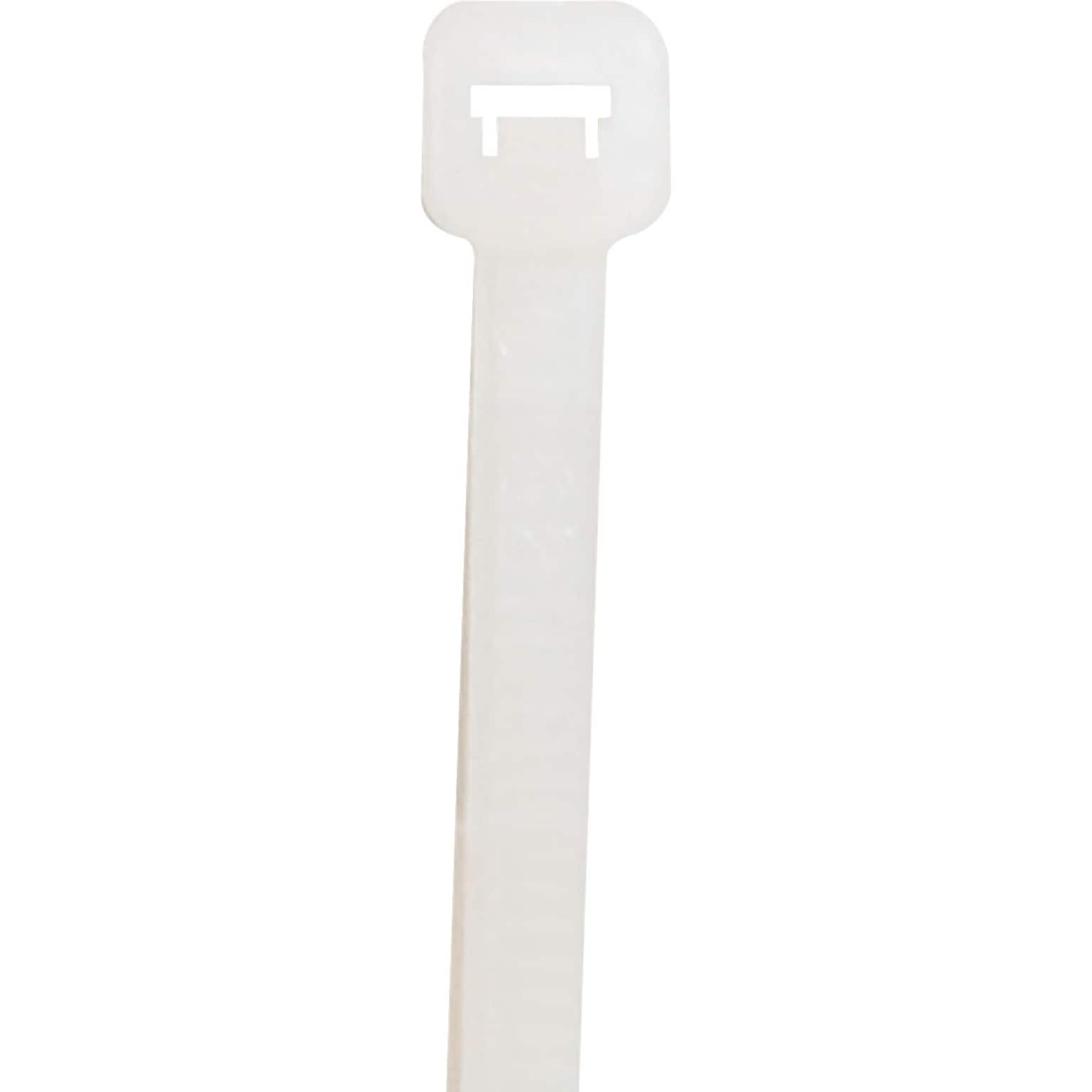 BOX Partners  50 lbs. Cable Tie, 12(L),  Natural, 1000/Case