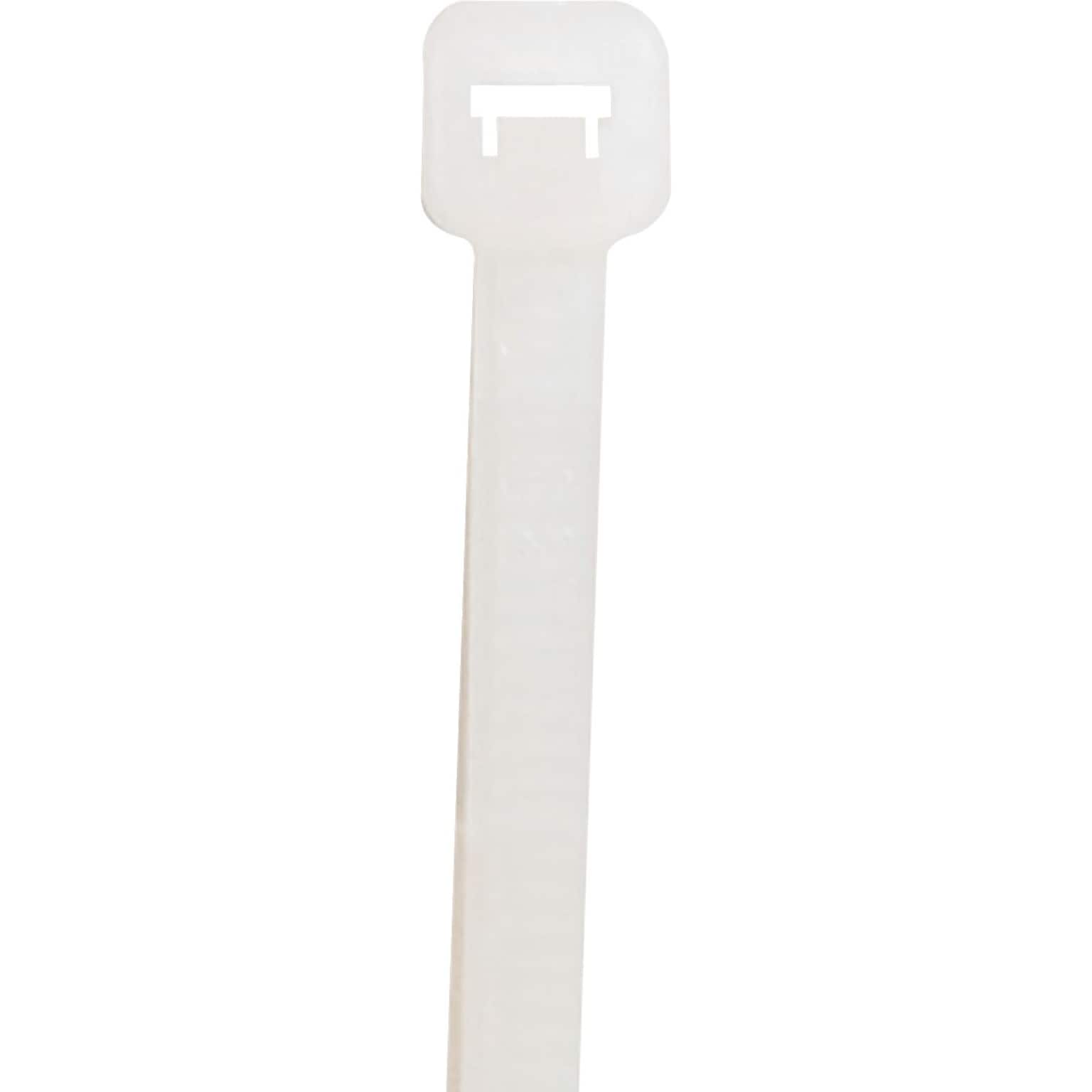BOX Partners  40 lbs. Cable Tie, 10(L),  Natural, 1000/Case