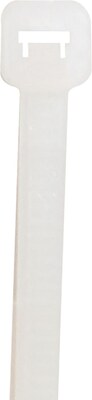 BOX Partners  50 lbs. Cable Tie, 16(L),  Natural, 500/Case