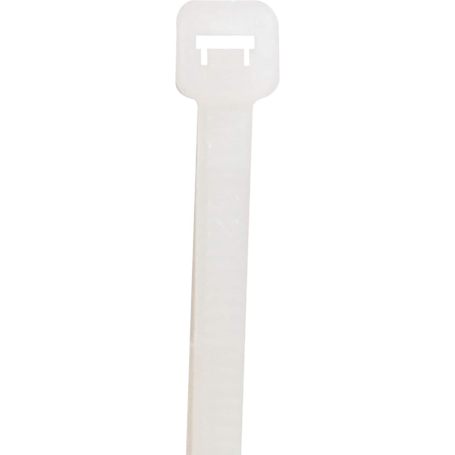 BOX Partners  18 lbs. Cable Tie, 8(L),  Natural, 1000/Case