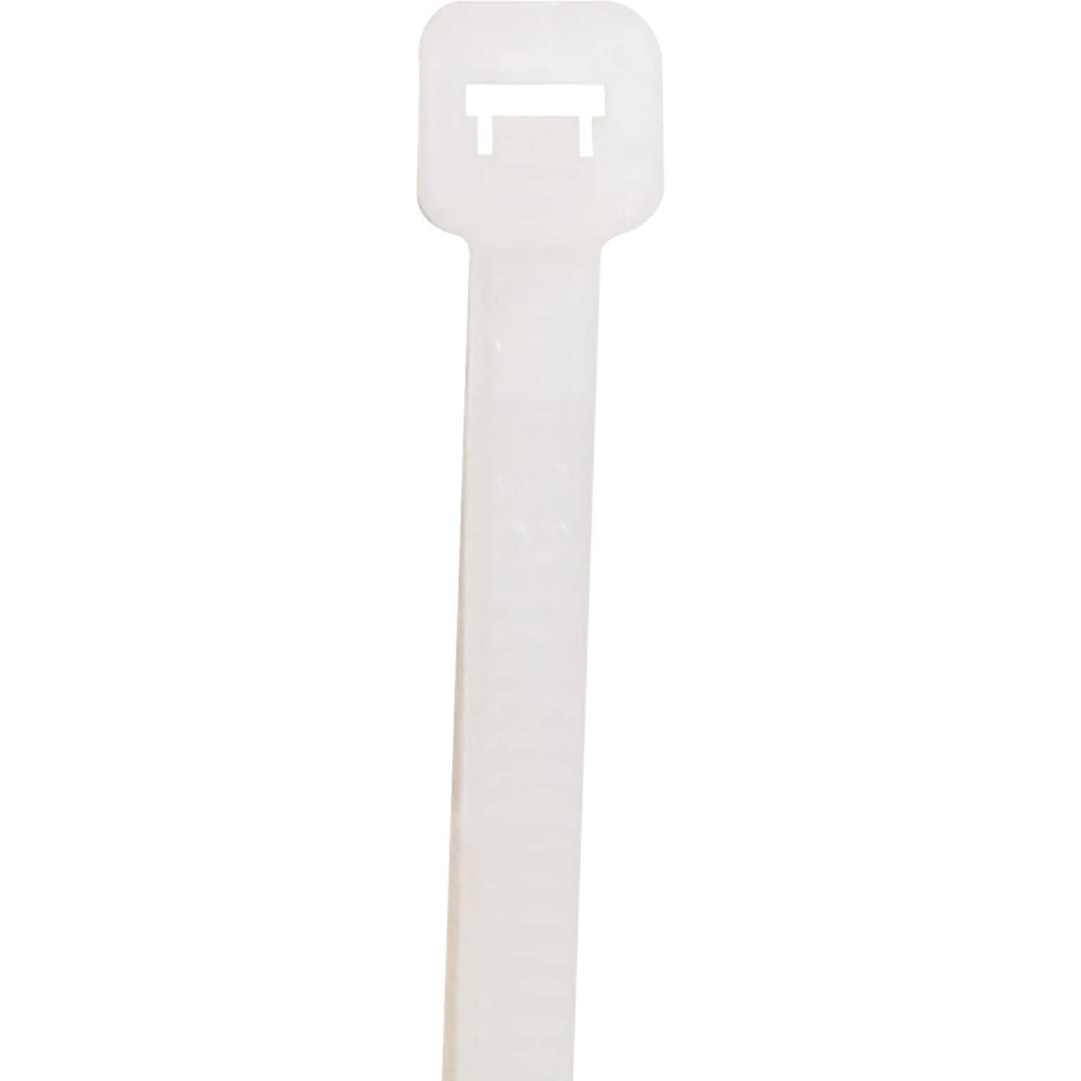 BOX Partners  18 lbs. Cable Tie, 6(L),  Natural, 1000/Case