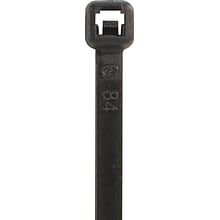 BOX Partners  18 lbs. UV Cable Tie, 6(L),  Black, 1000/Case