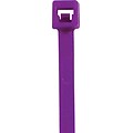 BOX Partners 50 lbs. Cable Tie, 11(L), Purple, 1000/Case