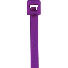 BOX Partners  40 lbs. Cable Tie, 8(L),  Purple, 1000/Case