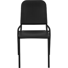 Flash Furniture HERCULES™ Polypropylene Stackable Melody Band/Music Chair; Black; 12/Pack