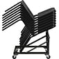 Flash Furniture HERCULES™ Polypropylene Stackable Melody Band/Music Chair; Black; 12/Pack