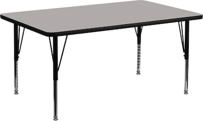 White 30x60 Rectangular Activity Table