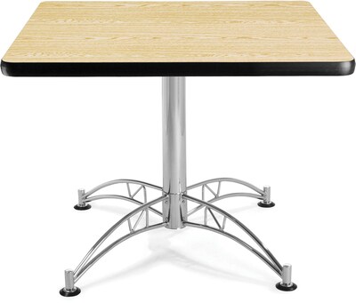OFM 29 1/2 x 36 x 36 Square Laminate Multi-Purpose Table, Oak