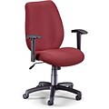 OFM Fabric Mid Back Ergonomic Managers Chair; Burgundy