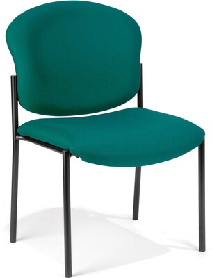 OFM Armless Stack Chair, Teal (408-802)