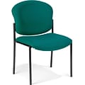 OFM Armless Stack Chair, Teal (408-802)