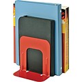 MMF Industries™ STEELMASTER® Soho Collection 5 Economy Bookend, Red