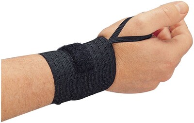 Allegro® Wrist Wrapping Black Rist-Rap, One Size, 2/Pack