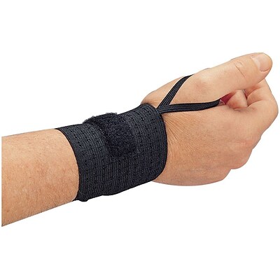 Allegro® Wrist Wrapping Black Rist-Rap, One Size, 2/Pack