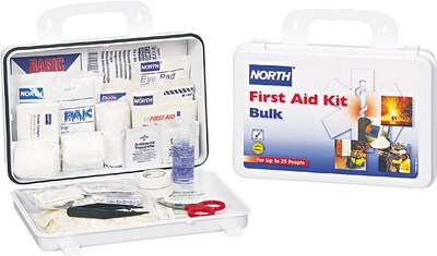 North® Bulk Plastic First Aid Kit; 25 Person