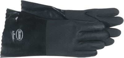 Boss® HIGH n Dry™ 1SP0712 Gauntlet PVC Coated Gloves, Large, 12/Pair