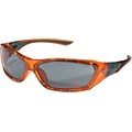 MCR Safety® ForceFlex® FF132 Protective Eyewear, Gray/Translucent Orange