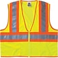 Ergodyne GloWear 8230Z Two-Tone Vest, ANSI Class R2, Small/Medium, Lime