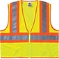 Ergodyne GloWear 8230Z Two-Tone Vest, ANSI Class R2, Large/XL, Lime (21325)