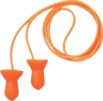 Sperian Quiet® Corded NRR 26 dB Multiple Use Ear Plug, Orange