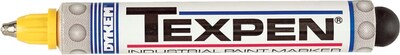 TEXPEN® Industrial Paint Marker, Yellow, 1 Each