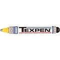 TEXPEN® Industrial Paint Marker, Yellow, 1 Each
