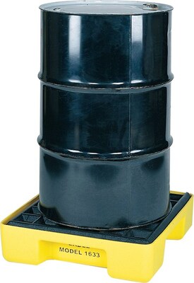 DBS Eagle Mfg 6 1/2(H) x 26(W) x 26(D) Single Drum Modular Spill Platform, 12 gal