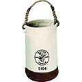 Klein Tools® Leather-Bottom Canvas Bucket; 1 Compartment; 17(H)