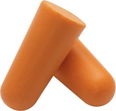Jackson Safety® Uncorded NRR 31 db Disposable Ear Plug, Orange, 200/Box