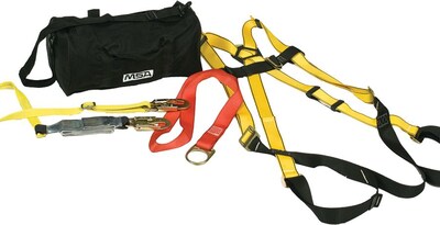 MSA Polyester Workman Harness/Lanyard Kit, XL