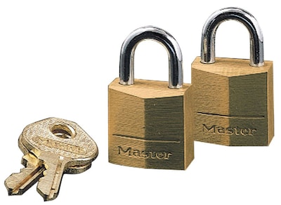 Master Lock® 120D Solid Body Padlock, 3/4(W)