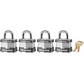 Master Lock® 3DLF Laminated Padlock; Keyed Different