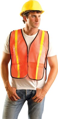 OccuNomix LUX-XGTM Value Mesh Gloss Economy Vest, XL