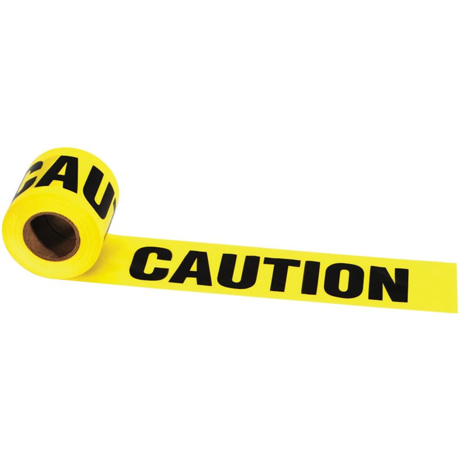 Irwin Strait-line 3(W) x 1000(L) x 2 mil(T) Caution Barrier Tape, Yellow/Black (586-66231)