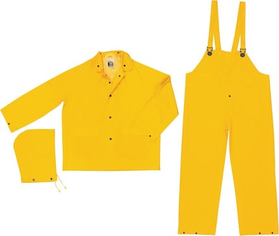 River City 2003 Classic 3-Piece Rainsuit, Yellow, Medium