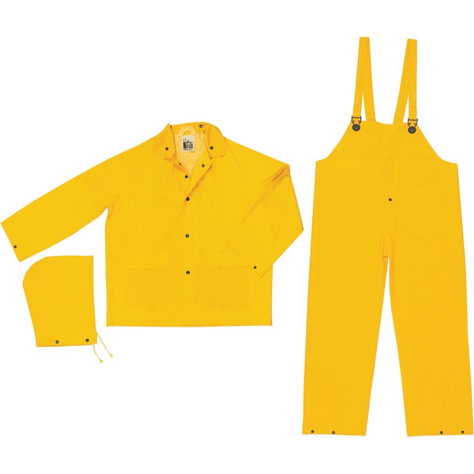 River City 2003 Classic 3-Piece Rainsuit, Yellow, Medium