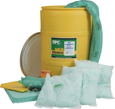 Brady® Allwik® Absorbent Spill Kit, 55 gal