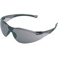 North® A800 Series Safety Glasses, Anti-scratch, Gray Lens