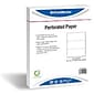 Printworks® Professional 8.5" x 11", Perforated Paper, 24 lbs., 92 Brightness, 2500 Sheets/Carton (04112P)