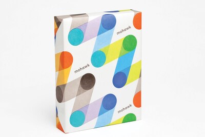 Mohawk® BriteHue 8 1/2 x 11 60 lbs. Colored Copy Paper, Ultra Lime, 5000/Case
